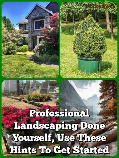 Professional Landscaping Done Yourself, Use These Hints To Get Started