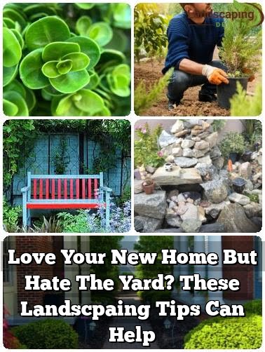 Love Your New Home But Hate The Yard? These Landscpaing Tips Can Help