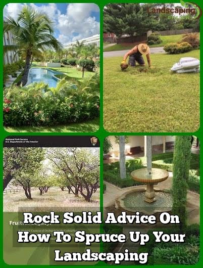 Rock Solid Advice On How To Spruce Up Your Landscaping