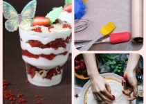 Decorating a Cake With Edible Decorative Supplies