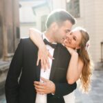 Navy Blue Tuxedo Wedding Stylish and sophisticated navy blue tuxedo wedding attire for a timeless and elegant look