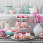 Decorating Cake With Strawberries Beautifully decorated cake with fresh strawberries as a delightful and vibrant topping