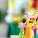 Cake Decorating Frosting Whipped vanilla buttercream frosting with intricate cake decoration