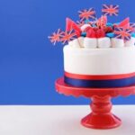 Decorate With Strawberries on Cake Delicious cake topped with beautifully decorated strawberries for an irresistible touch