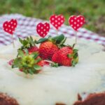 Decorate Cake Delicately adorned cake with intricate decorations, perfect for any special occasion