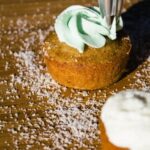 Step-by-step guide on how to decorate a cake with sprinkles on the side