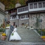 A-Line Wedding Dress Stunning A-Line Wedding Dress with Floral Lace Detailing and Sweep Train