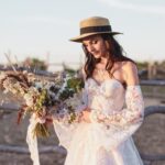 A Line Wedding Dresses with Sleeves: Timeless elegance meets modern style in this stunning bridal gown