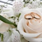 Traditionally, the groom buys the wedding rings for the ceremony