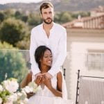 What to Wear to a Wedding Plus Size Elegant evening gown with flattering neckline and cinched waist